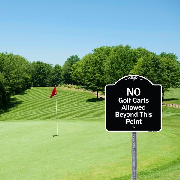 Designer Series-No Golf Carts Allowed Beyond This Point